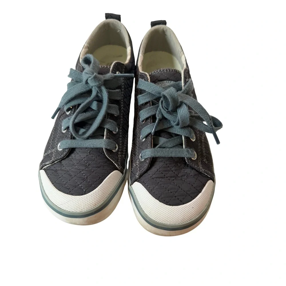 Keen Coronado Quilted Low Top Sneakers Charcoal Gray Womens Size 6 1019570
